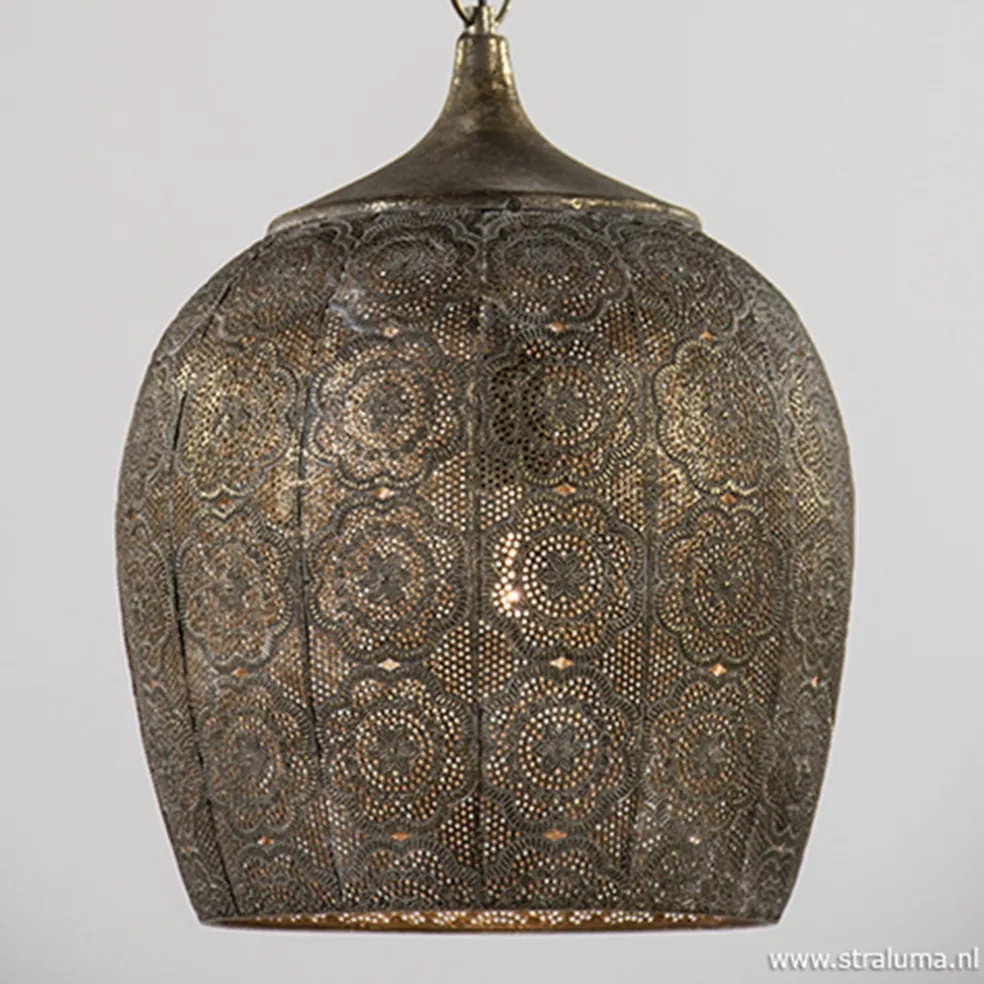 Hanglamp Kadiri antiek goud oosters