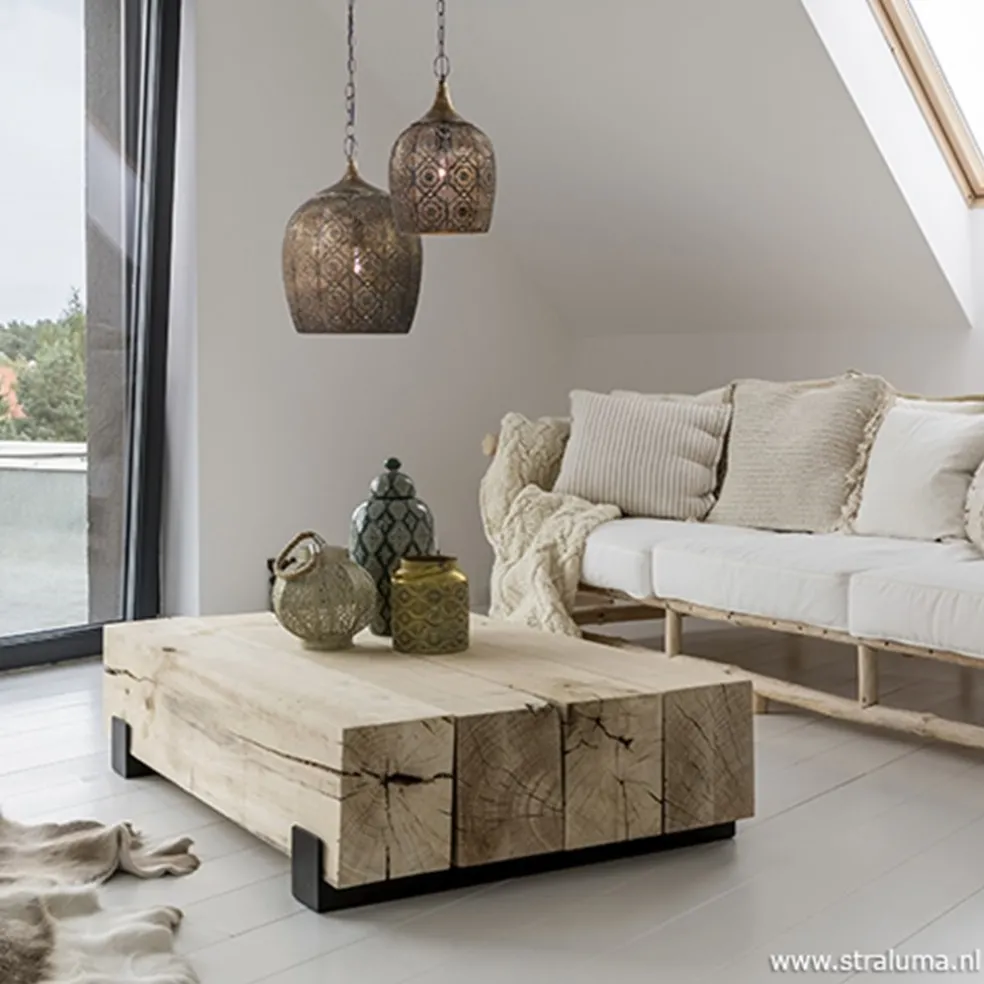 Hanglamp Kadiri antiek goud oosters