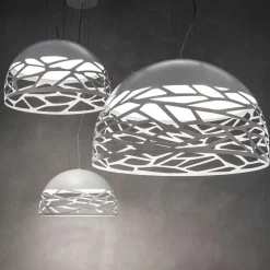 Hanglamp Kelly koepel 50cm wit