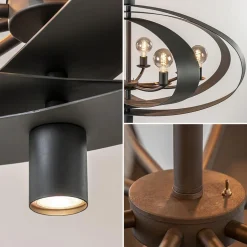 Hanglamp Malibu industrial dark