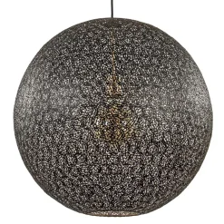 Hanglamp Oronero bol zwart/goud 60cm