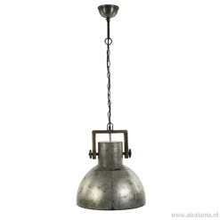 Hanglamp Shelly industrieel zink/hout