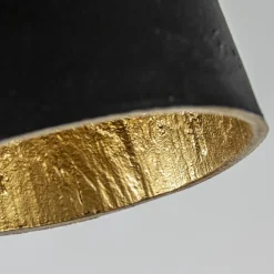 Hanglamp Sumera robuust metaal zwart/goud