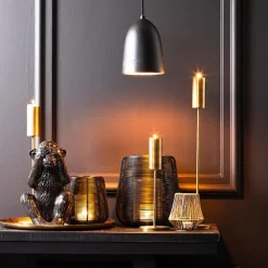 Hanglamp Sumera robuust metaal zwart/goud