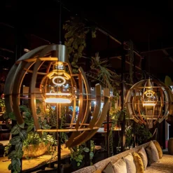 Hanglamp Terra 60cm oud messing