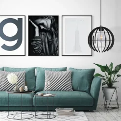 Hanglamp Terra 35cm zwart