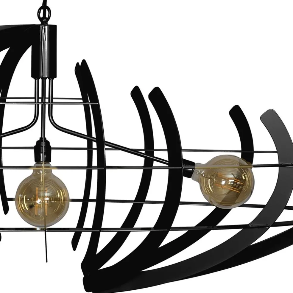 Hanglamp Terra ovaal zwart