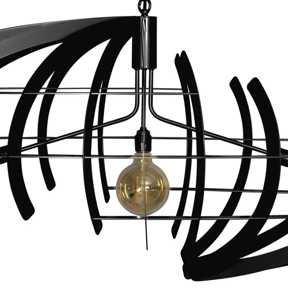 Hanglamp Terra ovaal zwart