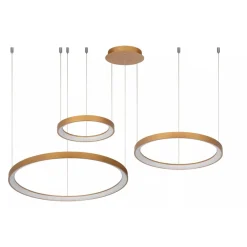 Hanglamp Vidal 3 ringen matgoud