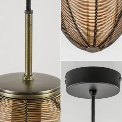 Hanglamp Yaelle 20cm brons