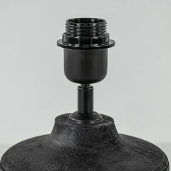 Houten lampvoet Paolu zwart exclusief kap