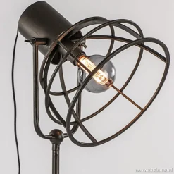 Industriële driepoot vloerlamp Givan