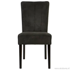 Klassiek landelijke eetkamerstoel grijs