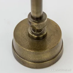 Klassieke lampvoet-tafellamp brons