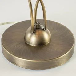 Klassieke LED tafellamp brons met dim to warm functie