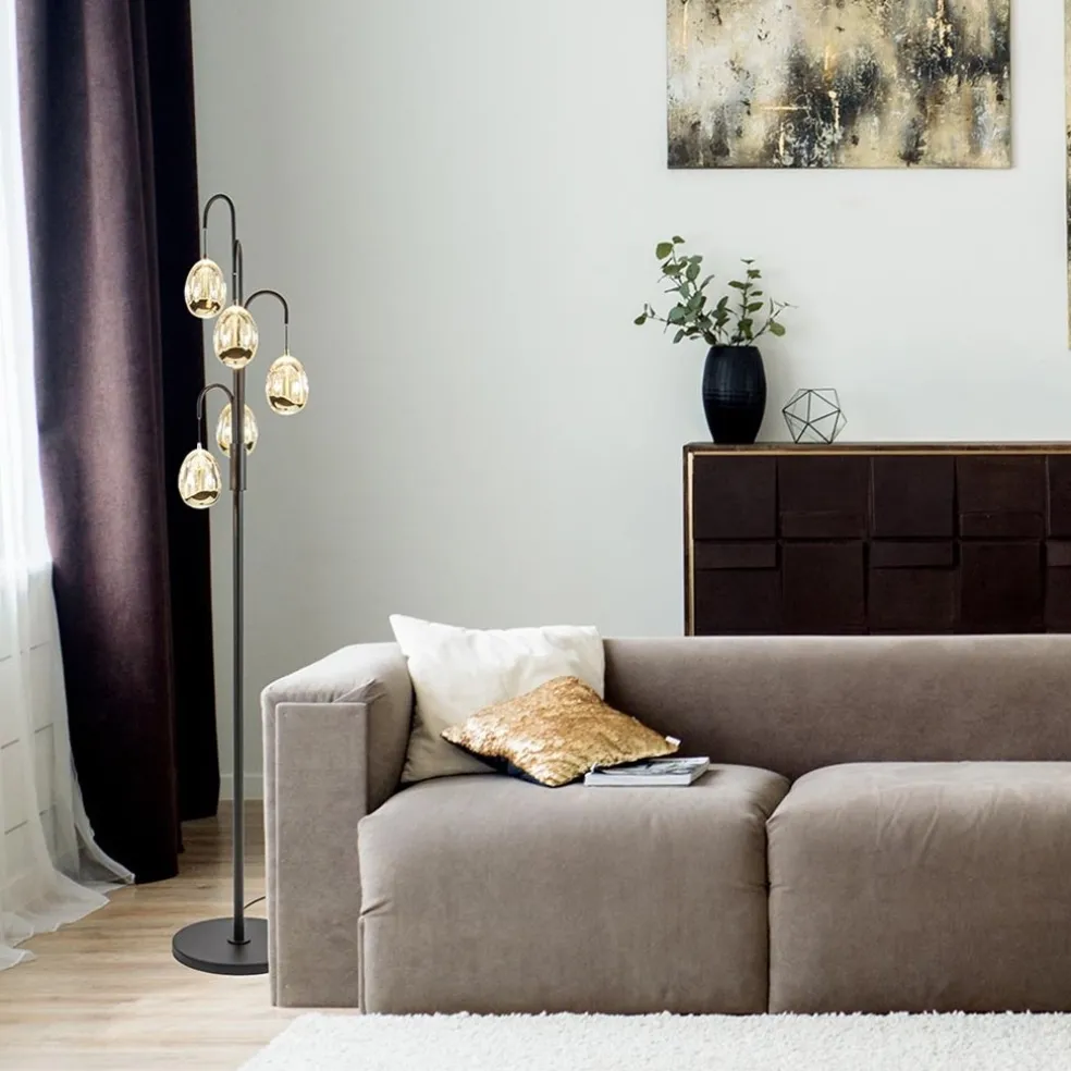 Klassieke LED vloerlamp Egg inclusief LED