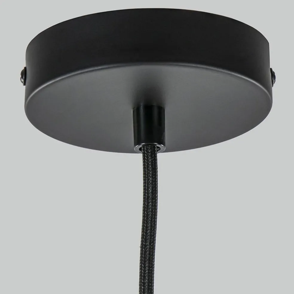 Kleine hanglamp onion mat zwart