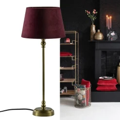 Kleine lampvoet Ramses antiek brons