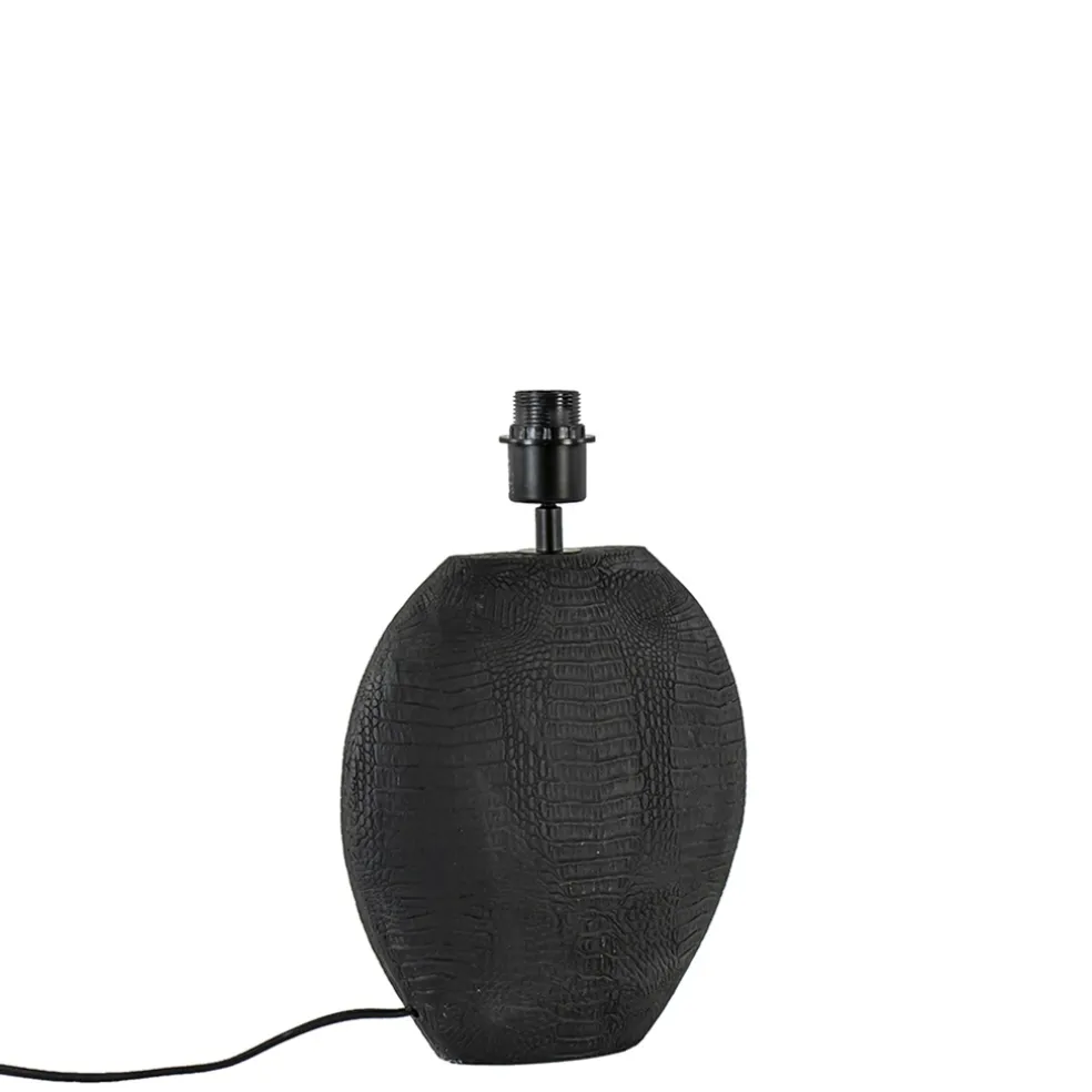 Kleine lampvoet Skeld mat zwart