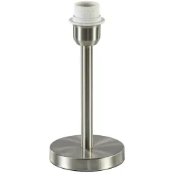 Kleine lampvoet Washington nikkel exclusief kap