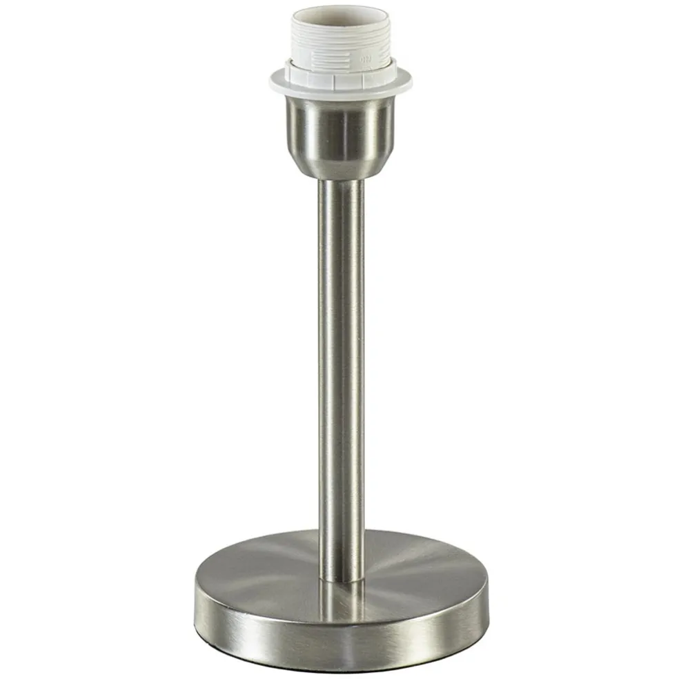 Kleine lampvoet Washington nikkel exclusief kap