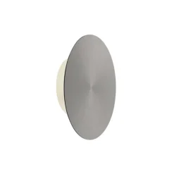 Kleine LED wandlamp op accu grijs