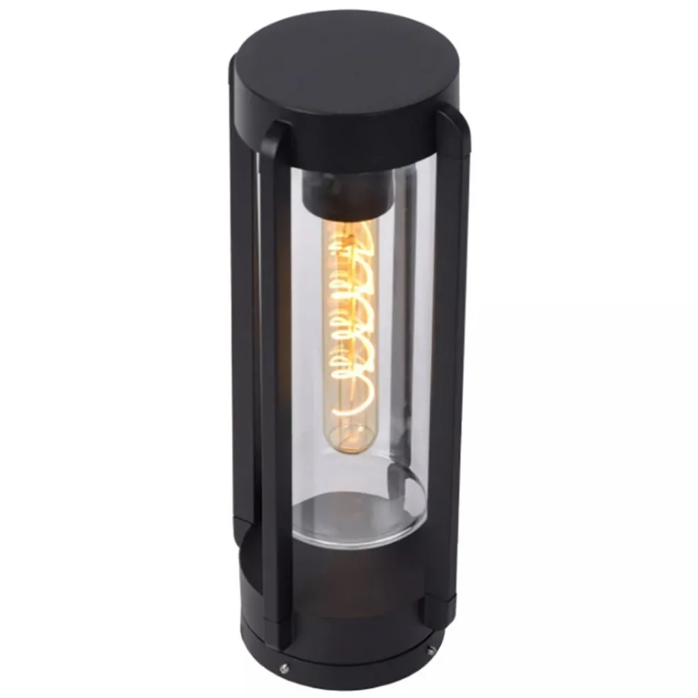 Kleine staande buitenlamp mat zwart IP44