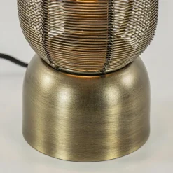 Kleine tafellamp Lezuza antiek brons