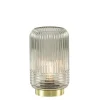 Kleine tafellamp warm lichtgrijs op batterijen Lipa van L&L