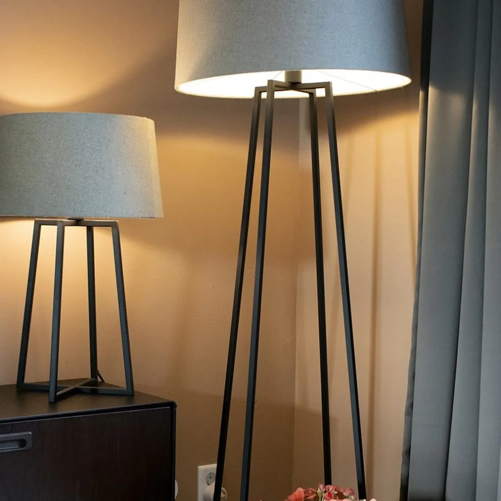 Lampenkap Bridge Ø55 cm warm omgeslagen