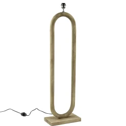 Lampvoet / vloerlamp Paceco hout naturel