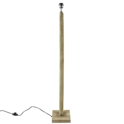 Lampvoet / vloerlamp Paceco hout naturel