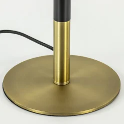 Lampvoet Rodrigo antiek brons / mat zwart excl. kap