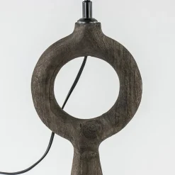 Lampvoet Sabuli hout donker bruin excl. kap