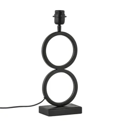 Lampvoet Stelios mat zwart exclusief kap