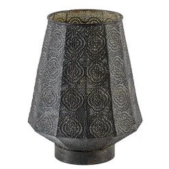 Lantaarn tafellamp donker bruin oriental