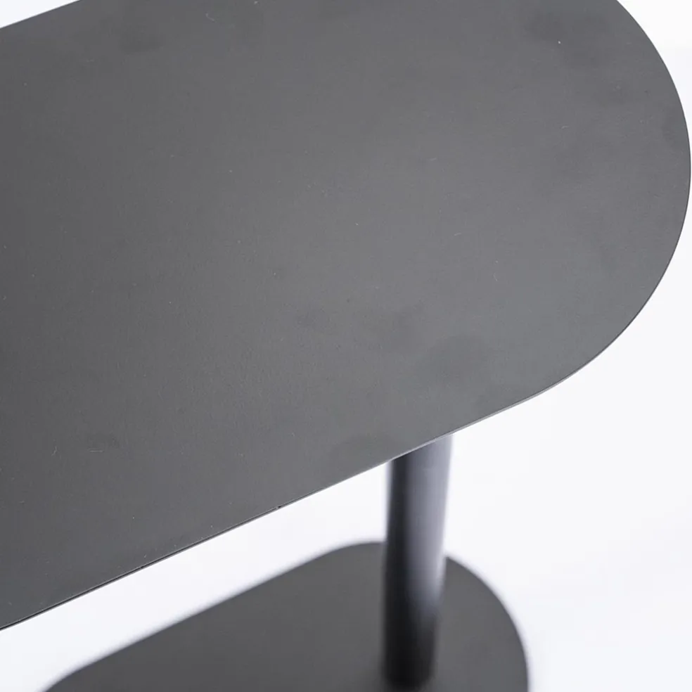 Laptoptafel zwart 43x24x55 cm