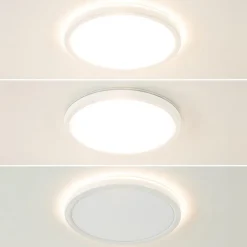 LED plafondlamp met 3 licht opties wit IP44