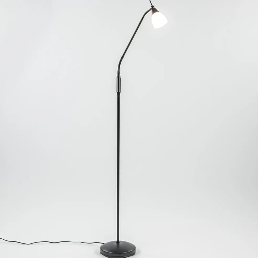 LED vloer/leeslamp Touchy verstelbaar zwart
