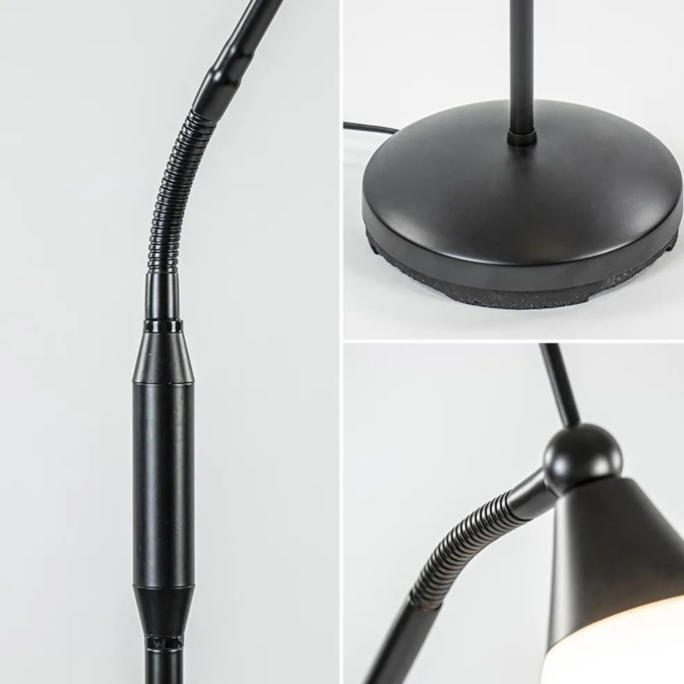 LED vloer/leeslamp Touchy verstelbaar zwart