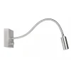 LED wandlamp/bedlamp flexibel staal