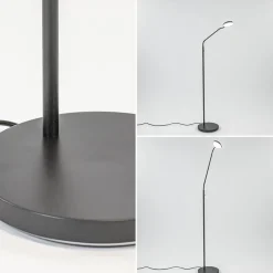 Leeslamp Denia Flex zwart dim-to-warm