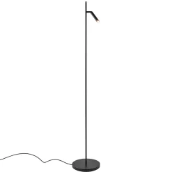 Leeslamp Flute 1l zwart dim-to-warm