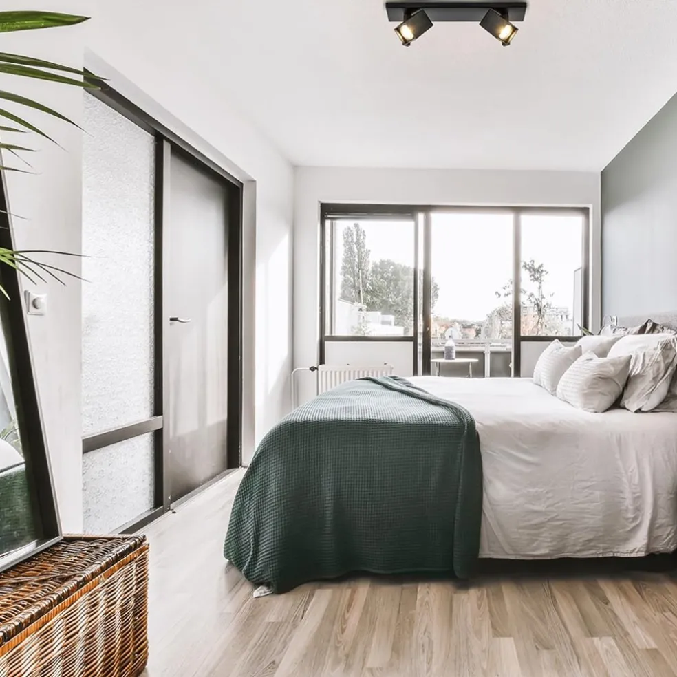 2-Lichts plafondlamp met vierkante spots mat zwart