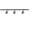 3-Lichts railsysteem 1-fase met verstelbare ronde spots