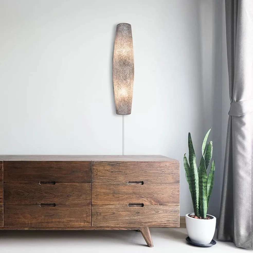 2-Lichts schelpen wandlamp met snoer