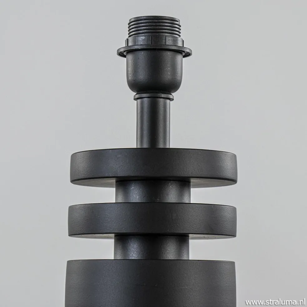 Light & Living lampvoet Desley mat zwart