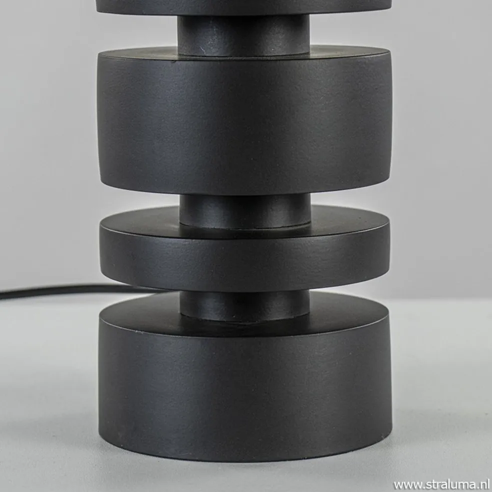 Light & Living lampvoet Desley mat zwart