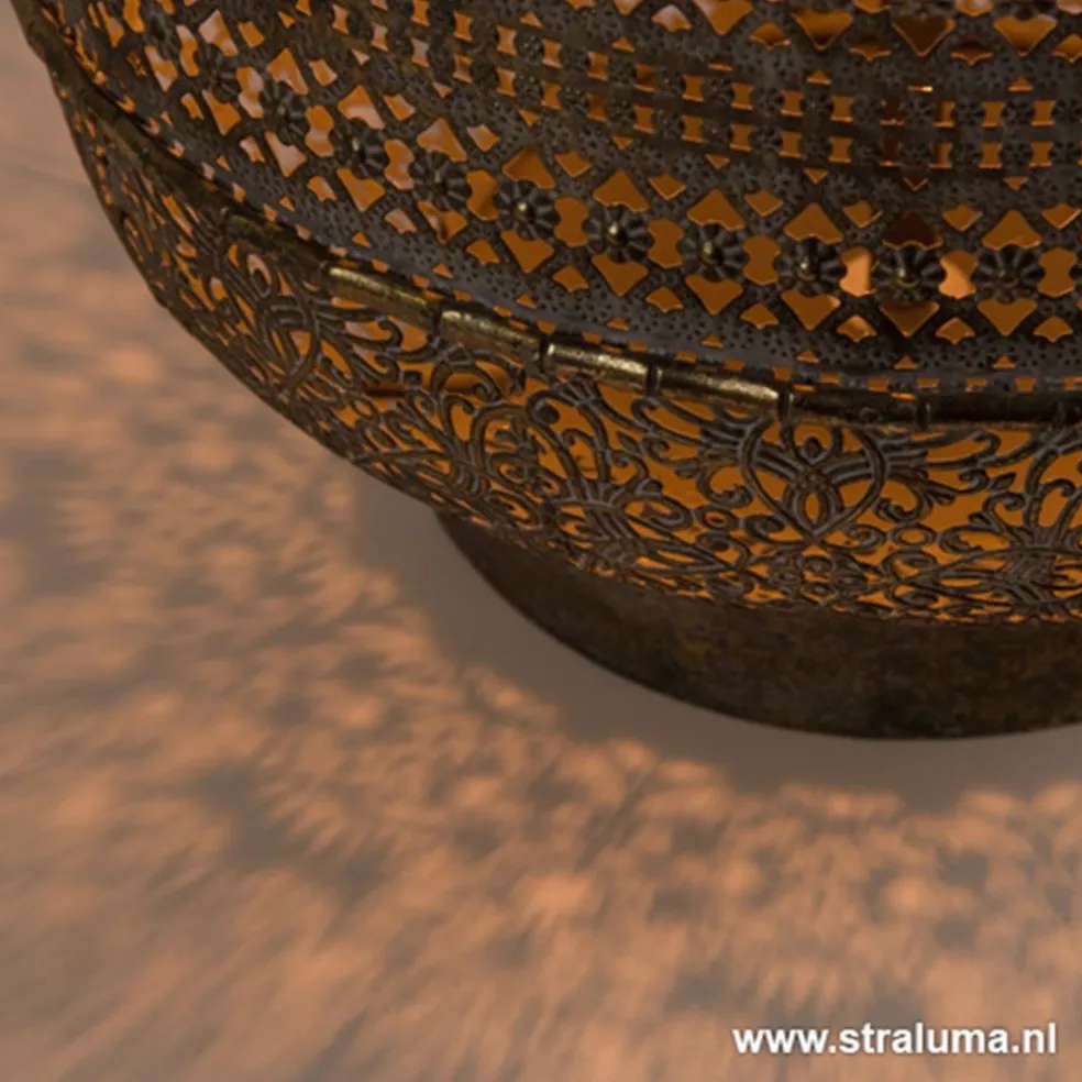 Light & Living lantaarn-tafellamp Udupi