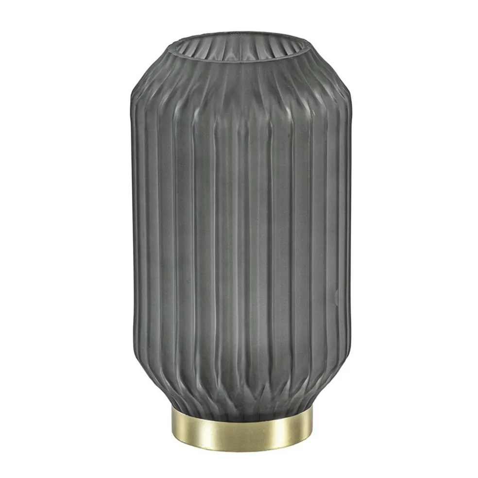 Light & Living tafellamp Ivot mat olijf groen